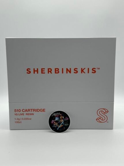 Sherbinskis 510 Cartridge 1G Live Resin Vape Cart | Premium Cannabis Cartridge