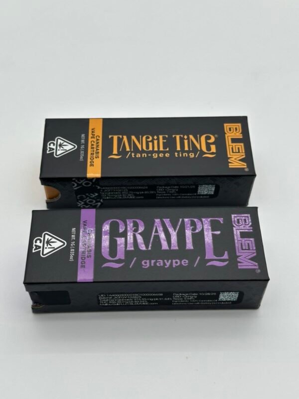 BLEM Tangie Ting & Graype 1g Cannabis Vape Cartridge | Premium THC Vape