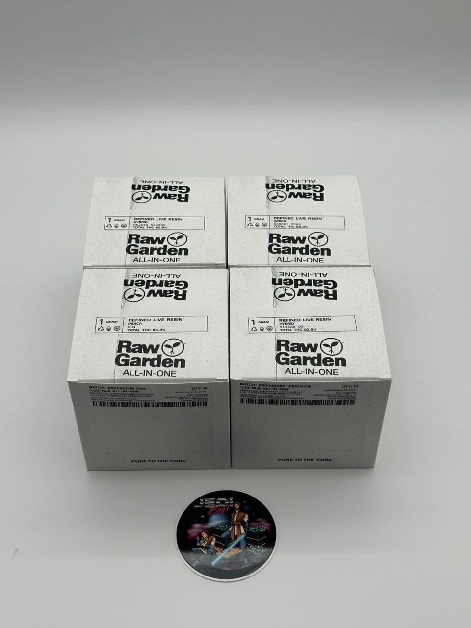 Raw Garden All-In-One Live Resin Vape iGlue Indica 1g Disposable Raw Garden All-In-One Live Resin Vape iGlue Indica 1g Disposable