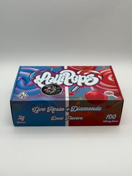 LolliPops 2G Disposable Vape Live Resin + Diamonds Dual Flavor | LED USB-C Vape