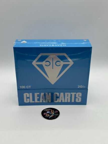 Clean Carts 2G Disposable Vape Carts Winter Blue Edition – 100 Pack Bulk