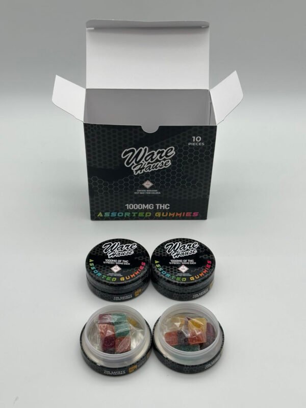 1000MG THC Gummies – Ware Hause Assorted Edibles