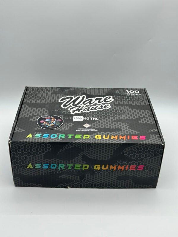 1000MG THC Gummies – Ware Hause Assorted Edibles