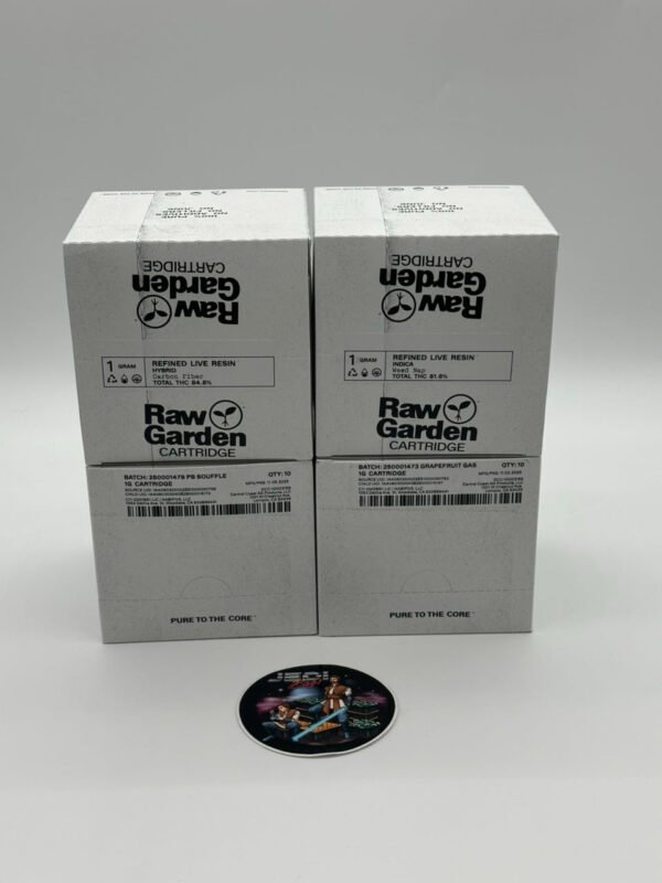 Raw Garden Refined Live Resin Cartridge 1G – Premium THC Vape