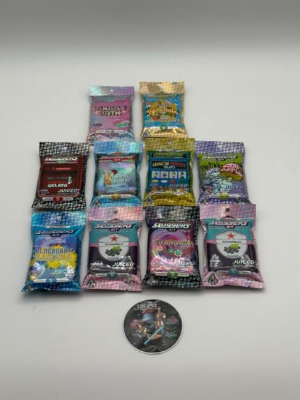 Sluggers Hit Juiced Pre-Rolls 5 Pack (3.5g) – Premium Infused THC Pre-Rolls – Multiple Flavors