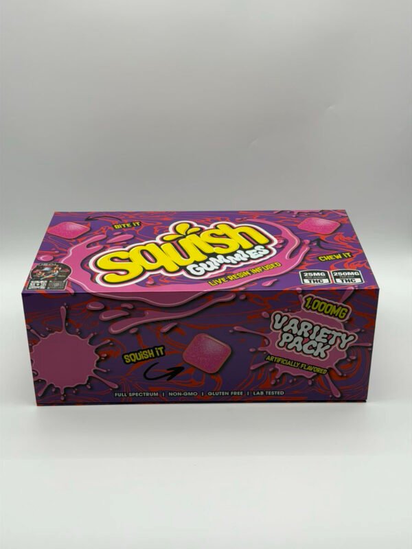 Squish 1000MG Live Resin Infused Gummies By Snooze
