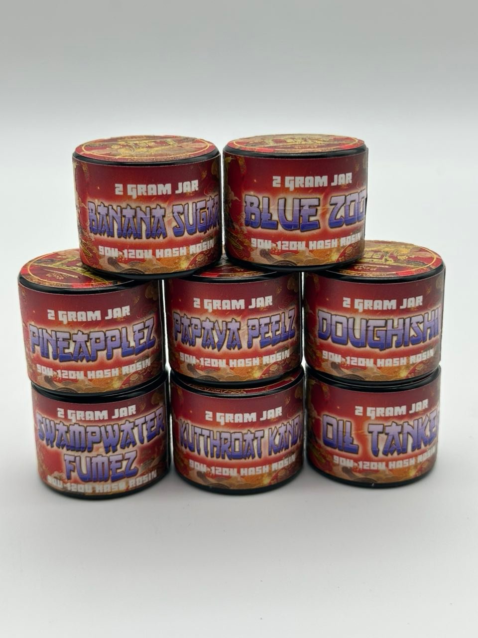 Hash House 6★ 90–120u Hash Rosin 2g Jar | Premium Full Melt Rosin Hash House 6★ 90–120u Hash Rosin 2g Jar | Premium Full Melt Rosin