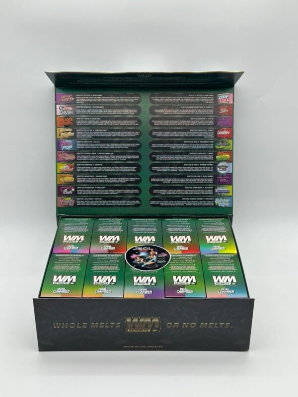 Whole Melt Extracts Dual Chamber Disposable Vaporizer – Phase Four (100 Pack, 20 Flavors)